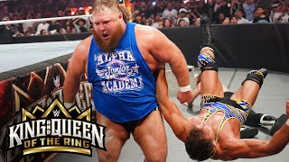 Otis accidentally takes out Chad Gable King and Queen of the Ring 2024 highlights [upl. by Ahsinel]