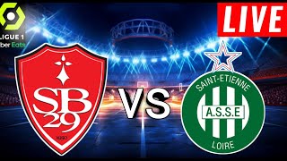 Brest vs St Etienne Live Score  Ligue 1 202425  Full Match Streaming [upl. by Elleinnod]