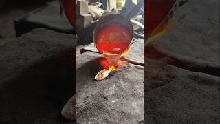 Molten Metal Drops That Will Melt Your Mind trendingshort [upl. by Dracir718]