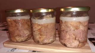 MIĘSO WEKOWANE W SŁOIKACH JAK KIEDYŚ  REWELACJA 🤤🤤🤤meat in a jar [upl. by Antebi]