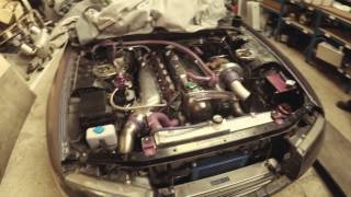 NISSAN 200sx S14 RB25 Swap [upl. by Wilona638]