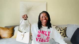 Unboxing White Eliza shoulder bag and Black Penelope coach bags [upl. by Derraj]