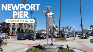 Newport Pier  Newport Beach Ca  4K Walking [upl. by Sheehan]