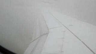 Lufthansa A321 landing in Munich with nearly zero visibility [upl. by Edmonds]