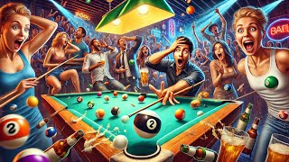 The Most Chaotic Pool Ball Match Ever [upl. by Kate371]