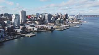 Halifax Waterfront 4K Drone Video  Dec 26 2022 [upl. by Bettye392]