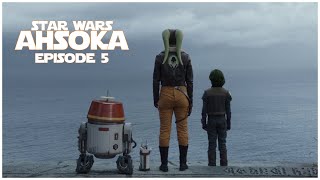 Star Wars  Ahsoka E5 the Force Kanans theme and Ahsoka mourns [upl. by Odnanref]