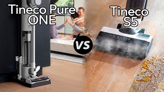 Tineco Pure ONE Vs Tineco FLOOR ONE S5  Which One Is Better specs Comparison [upl. by Kenzi]