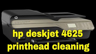 hp deskjet 4625 printhead cleaning [upl. by Acinimod]