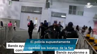 Fanática denuncia supuesto robo de boletos para Bad Bunny por un policía [upl. by Zosi]