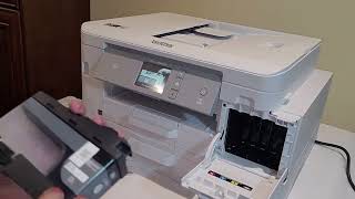 Brother INKvestment Tank Unboxing  MFCJ4535DW  Color Inkjet [upl. by Lednek246]