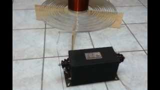 Prueba de capacitor para bobina Tesla [upl. by Enyamrahc]