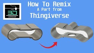 How to Remix a Part from Thingiverse  CAD Design for 3D Printing [upl. by Eleirbag]