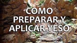 Dioramas Parte 2 Aplicando Yeso [upl. by Lizabeth318]