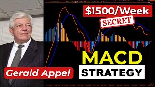 🔴 1500Week Gerald Appel AMCD  Best Part Of The MACD Indicator Trading [upl. by Inaboy]