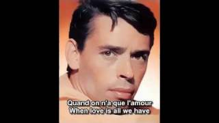 Quand on na que lamour  Jacques Brel  French and English subtitlesmp4 [upl. by Weismann]