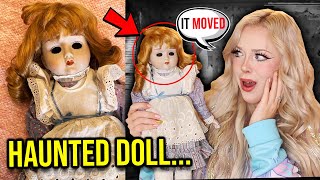 I Bought a REAL HAUNTED Doll From an Antique Store I CAUGHT IT MOVING on Camera [upl. by Cochran83]