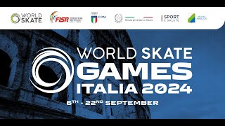 VIDEO PATTINAGGIO ARTISTICO RIMINI  WORLD SKATE GAMES 2024 quotWorldSakteGamesItalia2024quot 621092024 [upl. by Gniy532]