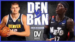 Denver Nuggets vs Brooklyn Nets Full Game Highlights  Oct 29 2024  Regular Season [upl. by Pepi822]