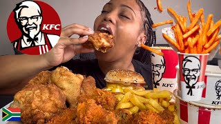 LETS EAT KFC😋 South African MUKBANG🇿🇦 [upl. by Kubetz]