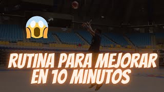 RUTINA PARA MEJORAR EN 10 MINUTOS  CABRERAS BASKETBALL [upl. by Nosliw]