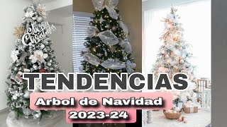 Navidad 202324 🎄TENDENCIAS DE DECORACION PARA EL ARBOL DE NAVIDAD [upl. by Erreipnaej]