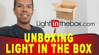 UNBOXING Light In The Box é Confiável  SEGURO DE IMPOSTO E TAXAS [upl. by Armahs]