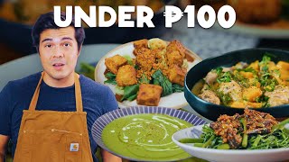 Healthy Meals Under ₱100 2 Dollar Dishes By Erwan [upl. by Ahsiliw354]