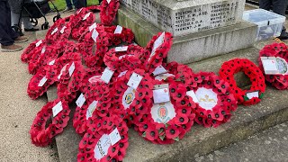 Bedlington Remembrance Parade  10th November 2024  Wreath Laying [upl. by Coe]