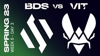 LEC Spring Split 2023  Playoffs D1  BDS vs VIT  BO5 [upl. by Svend]