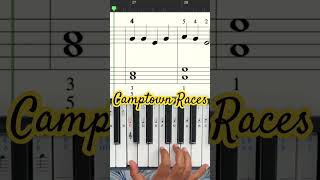 Camptown Races piano sheetmusic music [upl. by Ntsuj422]