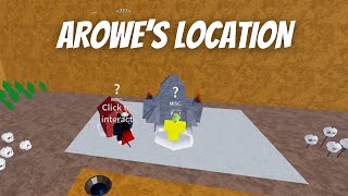 Arowes Location for Race V3 and Dog Title  Blox Fruits [upl. by Ecienaj]