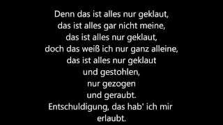 Die Prinzen  Alles nur geklaut  lyrics [upl. by Arehc]