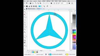 CorelDRAW Tutorial  Creative a Graphic design coreldesign coreldraw tutorial coreldrawtutorials [upl. by Allemac]