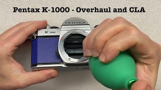 Pentax K1000 Repair  General overhaul and CLA [upl. by Janeen148]