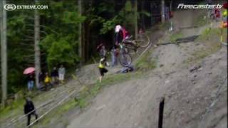 Danny Harts 2011 World Championship Winning Downhill Run at Champery [upl. by Adyl]