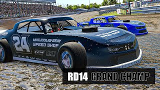 Physical Battle for the Win at Knoxville  iRacing Street Stock Grand Champion Series Round 14 [upl. by Eireva]