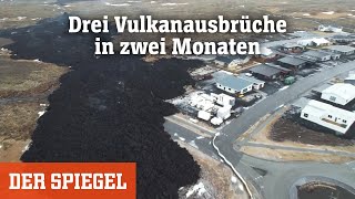 Lava verschlingt isländische Stadt Grindavík  DER SPIEGEL [upl. by Stirling547]