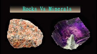 Rocks And Minerals  Difference between a rock and a mineral [upl. by Gnoht11]