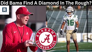 Did Alabama Find A Diamond In The Rough  Alabama Football Transfer Portal News [upl. by Geneva]