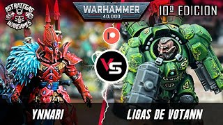 ⭐️INFORME WARHAMMER 40k tráiler⭐️ Ynnari VS Ligas de Votann  Décima edición [upl. by Berenice]