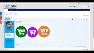 vBulletin 5 Plugin Drag and Drop Image Upload [upl. by Ayanad]