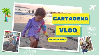 MINI VLOG VIAJE A CARTAGENA CON NUESTRA HIJA DE 2 AÑOS [upl. by Willetta]