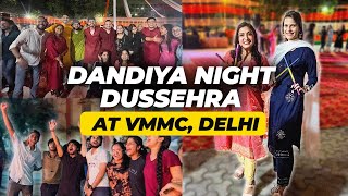 Dandiya Night and Dussehra Celebration in my Medical College  Vlog🔥 Ishita Khurana [upl. by Janella]