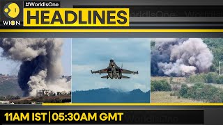 Israeli Strikes Hit Eastern Lebanon  North Korea Blows Up Roads With South  WION Headlines [upl. by Thurmann]