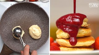 Mega PUSZYSTE naleśniki Japońskie Fluffy Pancakes [upl. by Phox818]