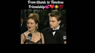 Leonardo and Kates bond that never sinks🌊💙 FriendshipGoals  Titanic  LeonardoAndKate  Shorts [upl. by Sabu]