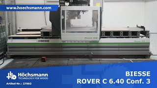 BIESSE ROVER C 640 Conf 3 Höchsmann Klipphausen [upl. by Amal947]