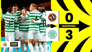 HIGHLIGHTS  Dundee United 03 Celtic  Treble still on with Scottish Cup semifinal place secured [upl. by Meneau983]