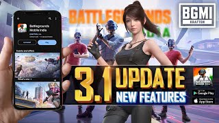 BGMI 31 UPDATE  New Features What To Expect amp More  NATURAL YT [upl. by Llenhoj]